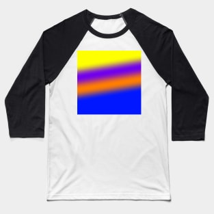 Yellow blue purple orange art Baseball T-Shirt